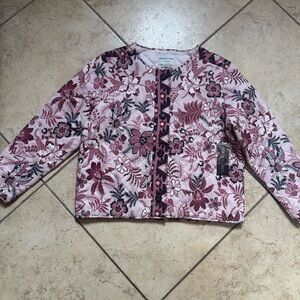 Sabrina Lauren Floral Lightweight Coat